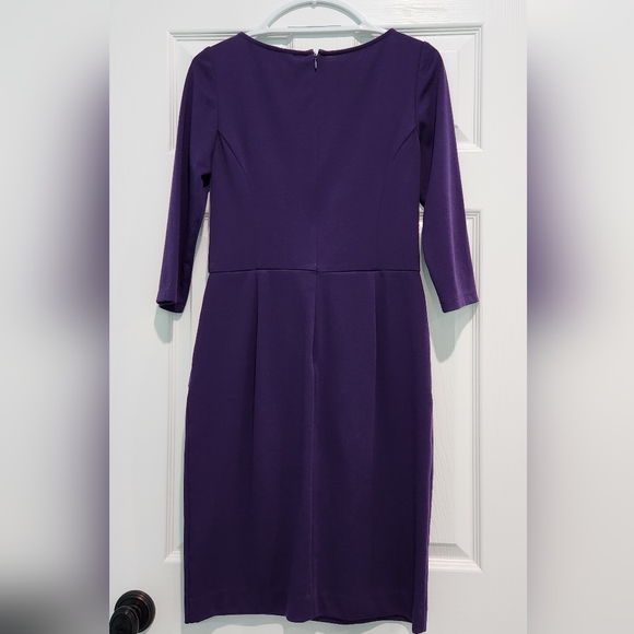 Chaps Purple Dress, Size 6 - Picture 2 of 3